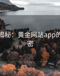 爆炸性揭秘：黄金网站app的核心秘密