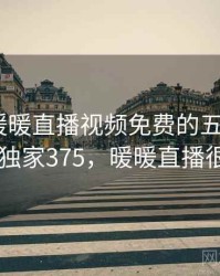 盘点：暖暖直播视频免费的五个亮点 · 独家375，暖暖直播很