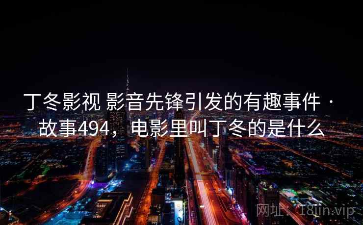丁冬影视 影音先锋引发的有趣事件 · 故事494，电影里叫丁冬的是什么