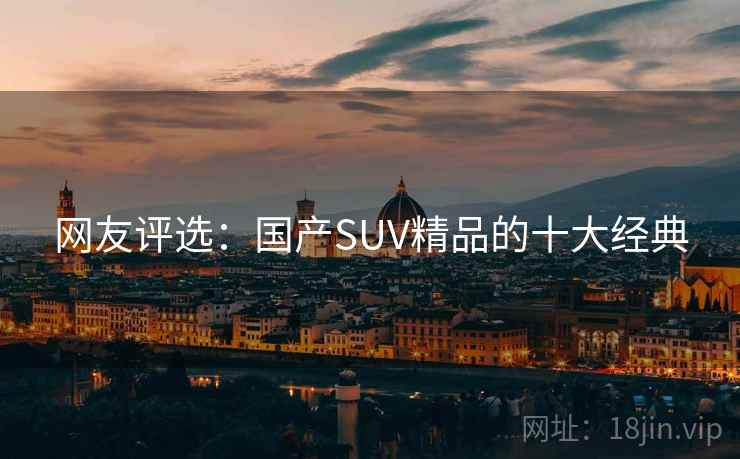 网友评选:国产SUV精品的十大经典 网友评选:国产SUV精品的十大经典